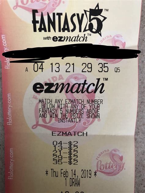 Dec 8, 2023 EZmatch is an add-on feature that gives players the opportunity to win cash prizes instantly, for an additional 1. . Fantasy five ezmatch